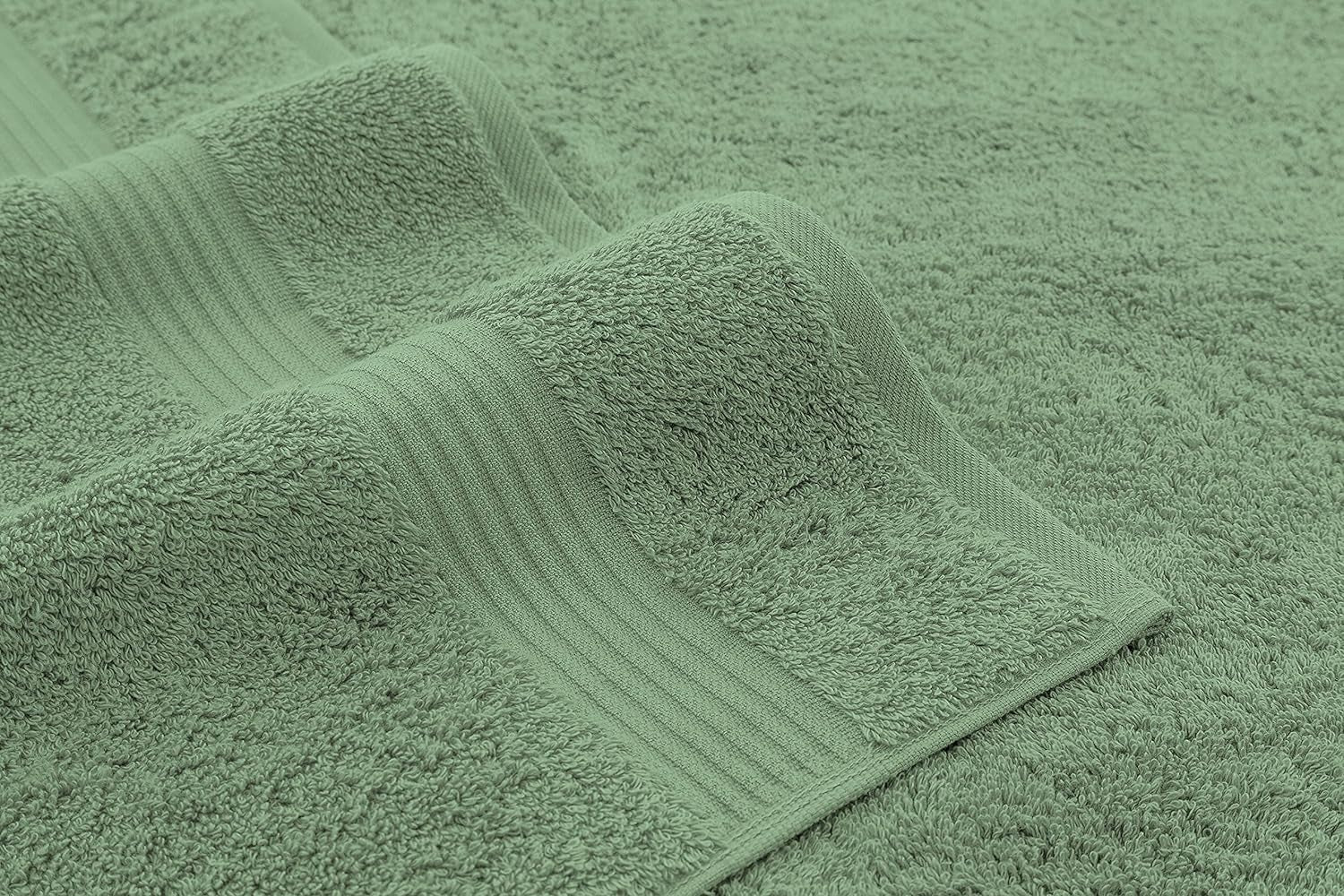 Hand Towels for Bathroom Set of 4, 100% Cotton Turkish Hand Towel Sets Clearance Prime, Soft Hand Face Towels, Sage Green Hand Towels