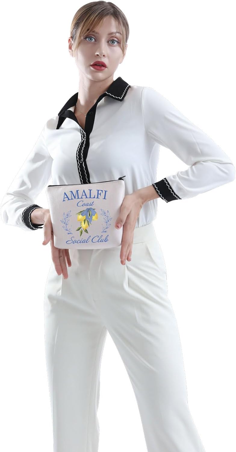 Amalfi Coast Travel Pouch for Women