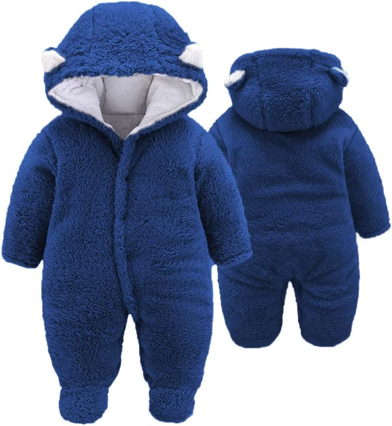 Unisex Baby Winter Snowsuit — Warm Jumpsuit for Newborns