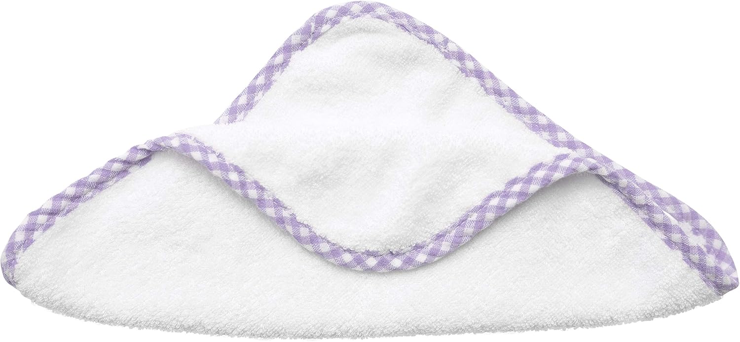 Organic Hooded Baby Towel Set — Bamboo, Purple, For Girls
