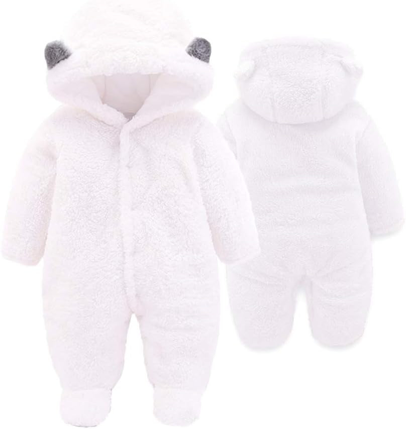 Unisex Baby Winter Snowsuit — Warm Jumpsuit for Newborns
