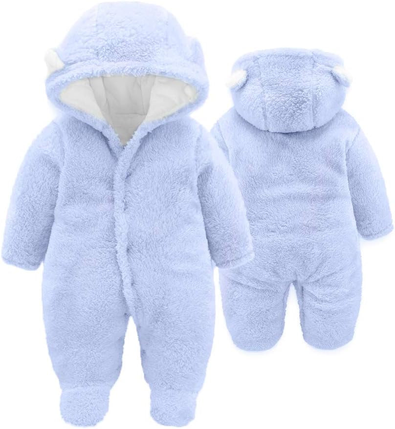 Unisex Baby Winter Snowsuit — Warm Jumpsuit for Newborns