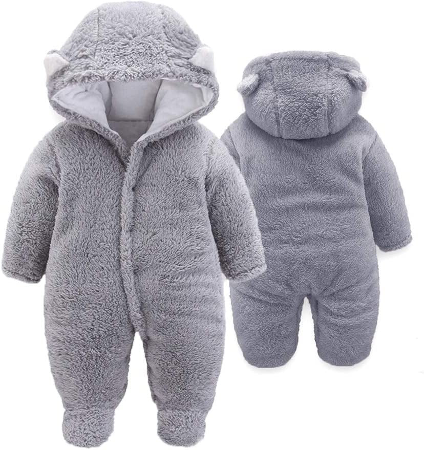 Unisex Baby Winter Snowsuit — Warm Jumpsuit for Newborns