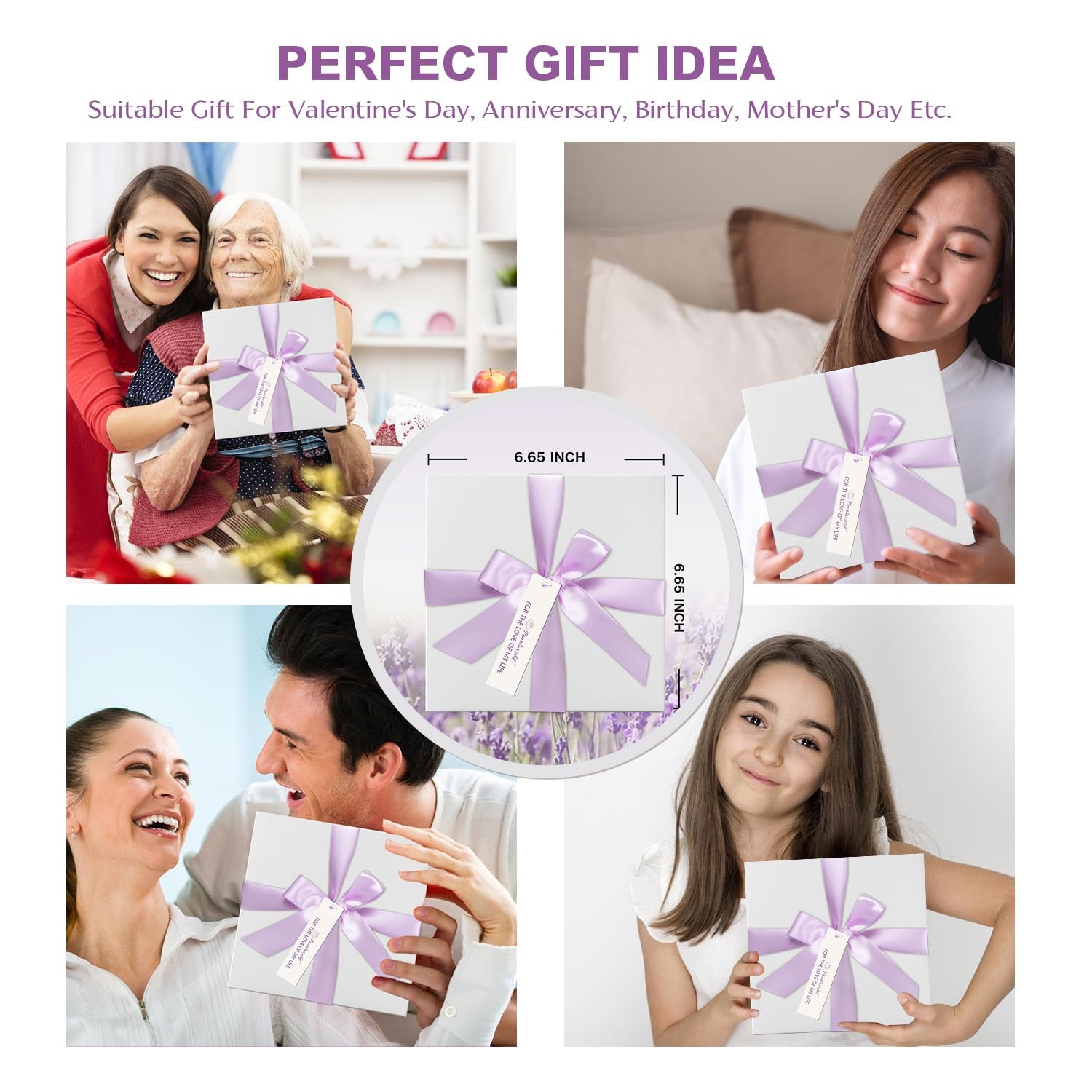 Lavender Spa Gift Set — 7pcs Self-Care Kit for Women