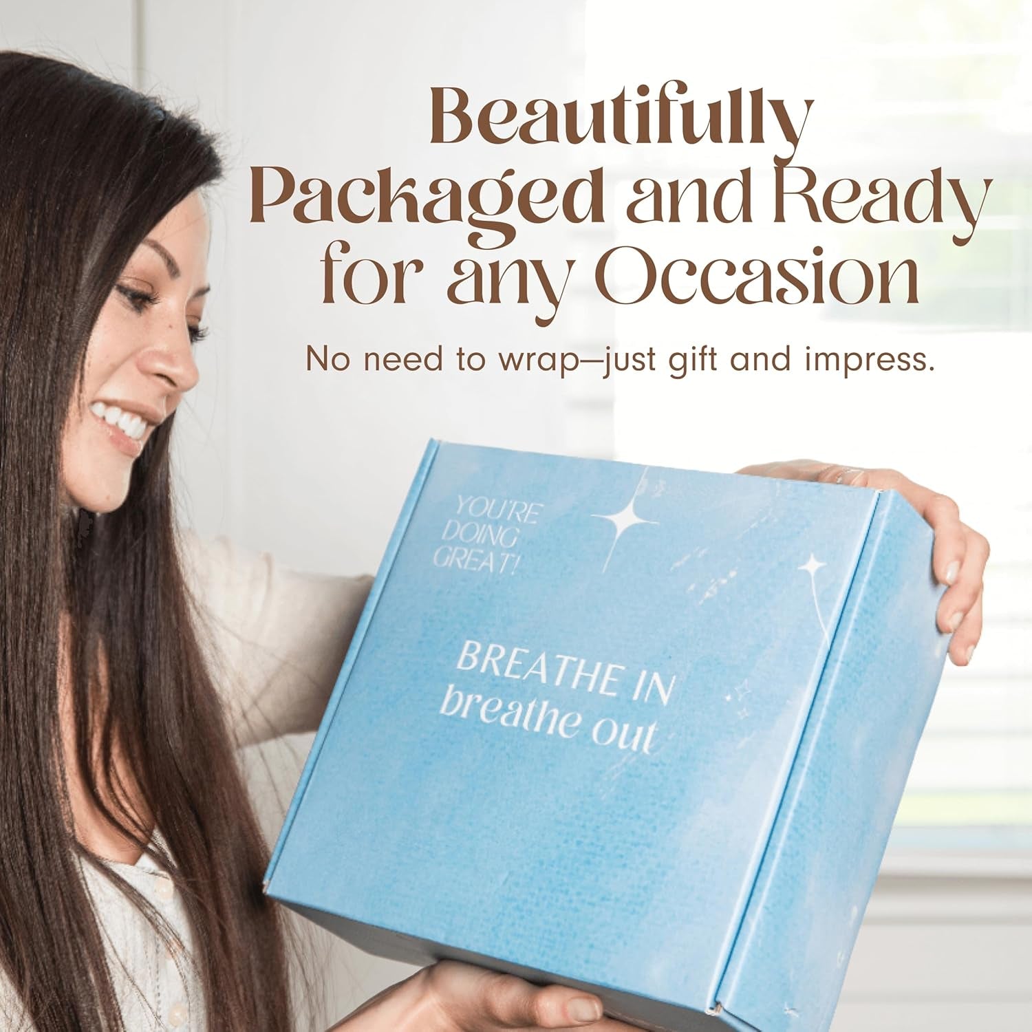 Self-Care Gift Box for Women — Mug, Candle, Bath Bombs, Soap