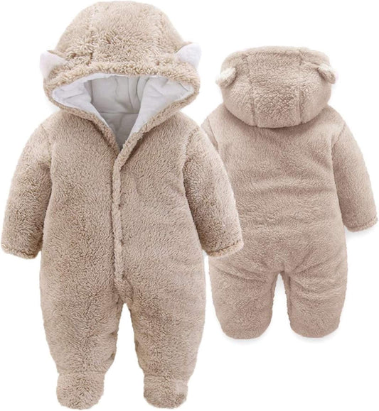 Unisex Baby Winter Snowsuit — Warm Jumpsuit for Newborns
