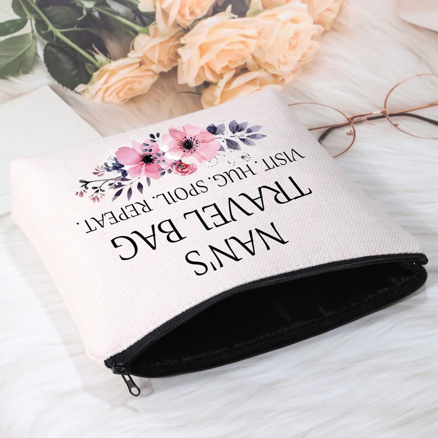 Nan’s Travel Cosmetic Bag – Gift for Grandma