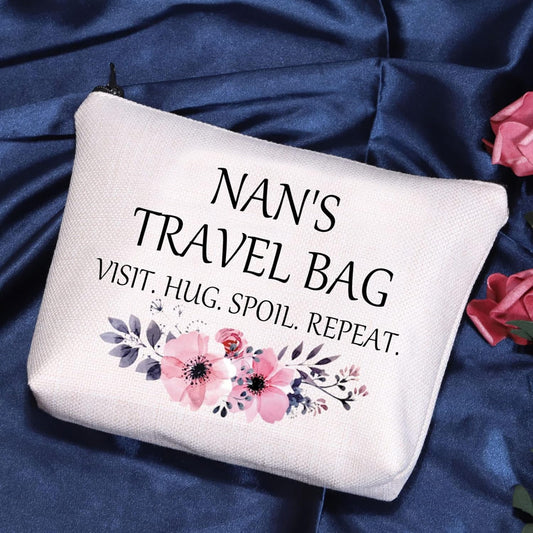 Nan’s Travel Cosmetic Bag – Gift for Grandma