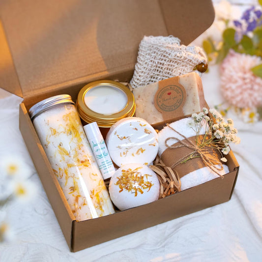 Natural Citrus & Vanilla Spa Gift Set for Women