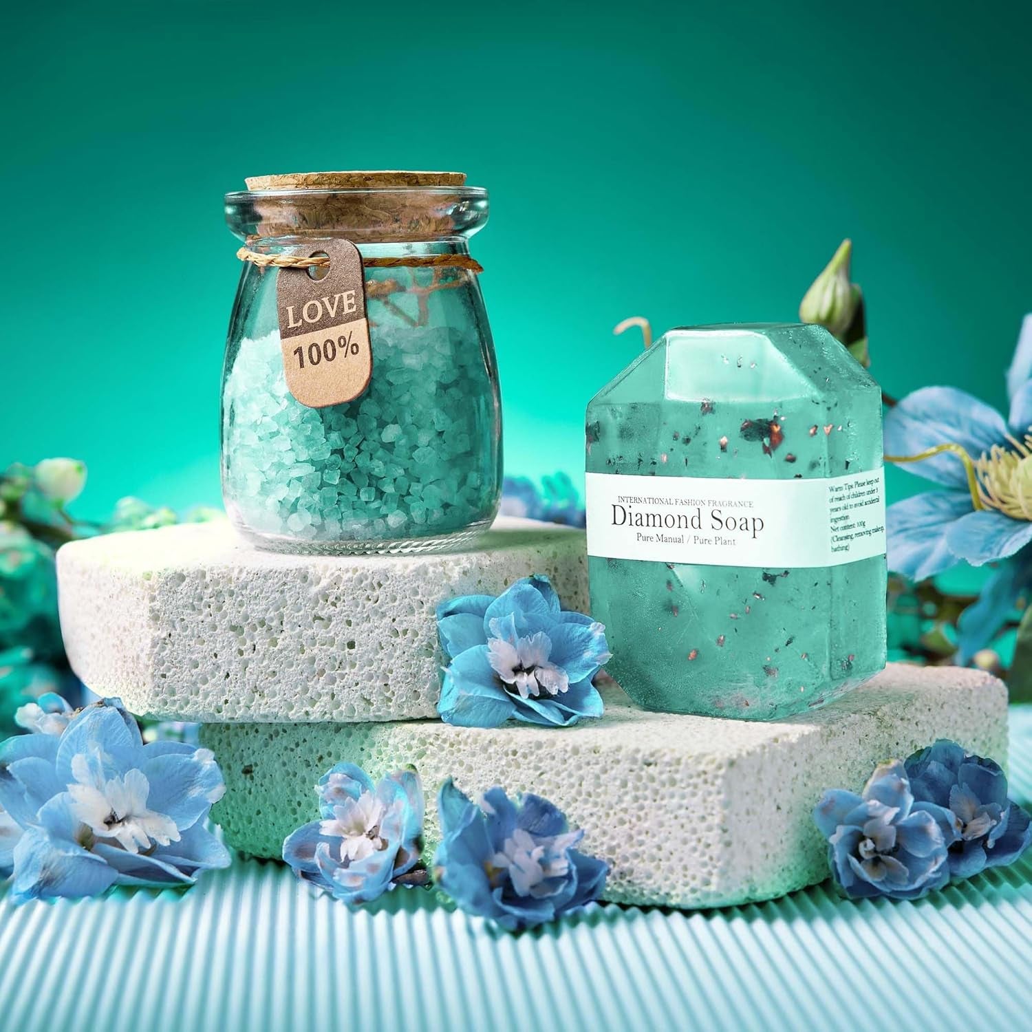 Gardenia Spa Gift Basket for Her — Inspirational Self-Care Set