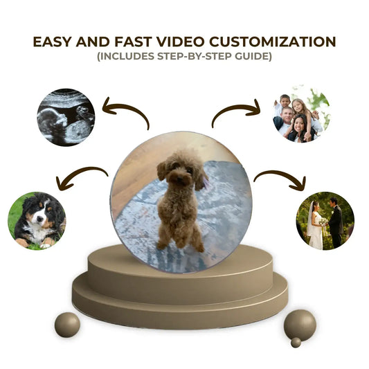 Personalized Video Crystal Ball Gift