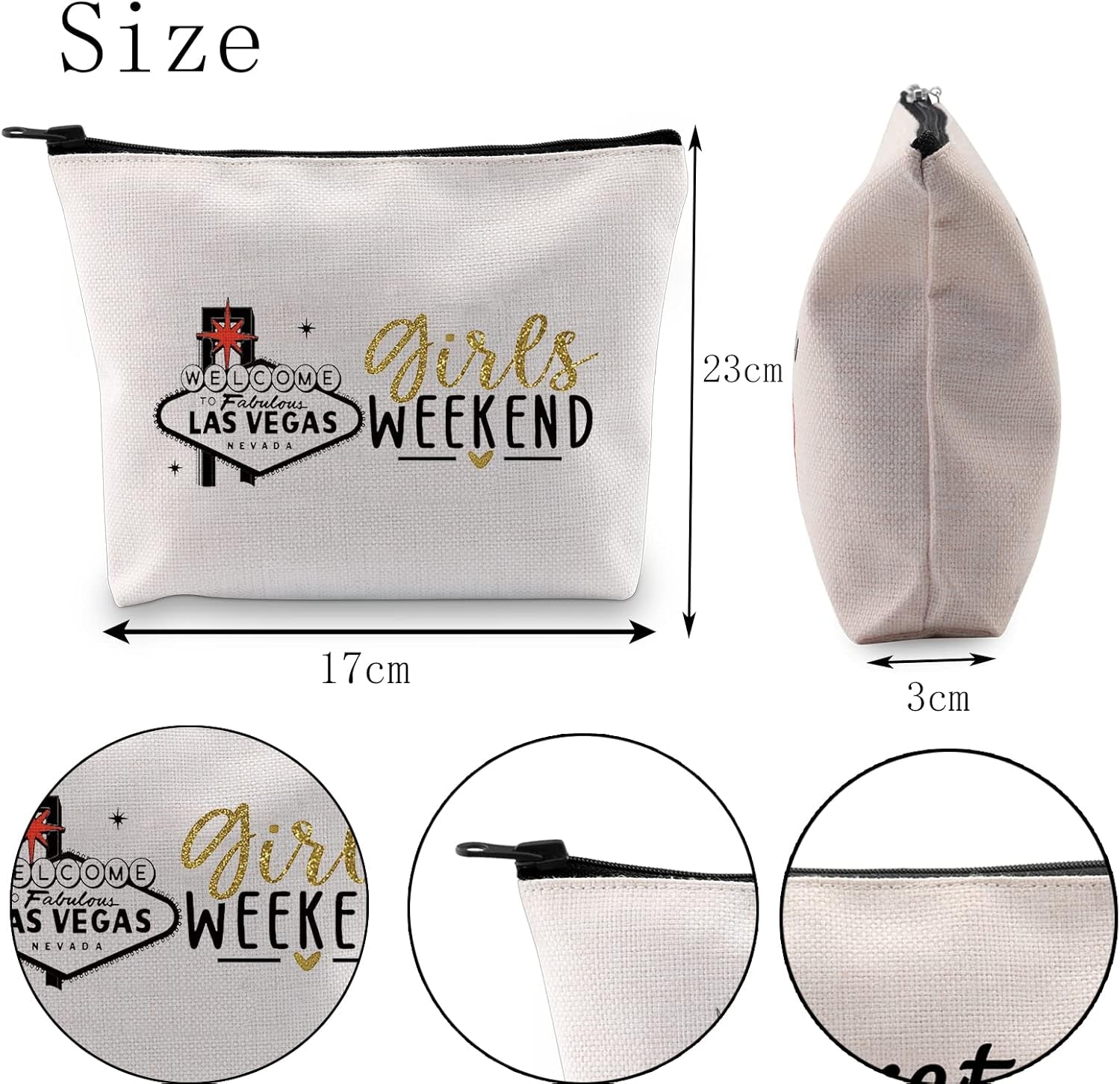 Vegas Party Cosmetic Bag – Bachelorette & Girls Weekend Gift